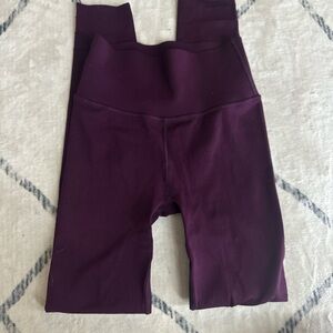 Fabletics sculpt-knit Deep Plum Leggings